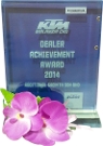 2014 - KTM Dealer Achievement Award